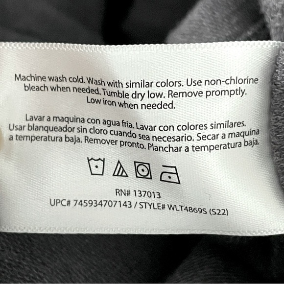 Wildfox Easy Does It Gray Rainbow Graphic Sweatshirt Size M Oversized Pullover - Picture 10 of 10